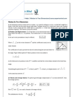 Motion in Two Dimensions