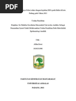 Download EKOLOGI- Hubungan Tingginya Polusi udara dengan kejadian ISPA pada Balita di Wilayah Kerja Puskesmas Indarung pada Tahun 2012doc by Alfita Dewii SN135328318 doc pdf