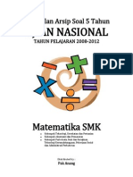 Download Kumpulan Arsip Soal 5 Tahun UN Matematika SMK 2008 - 2012 by Farizky Romadhony SN135329304 doc pdf
