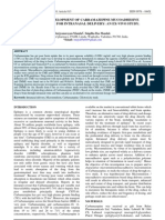 Design and Development of Carbamazepine Mucoadhesive Microemulsion For Intranasal Delivery: An Ex-Vivo Study