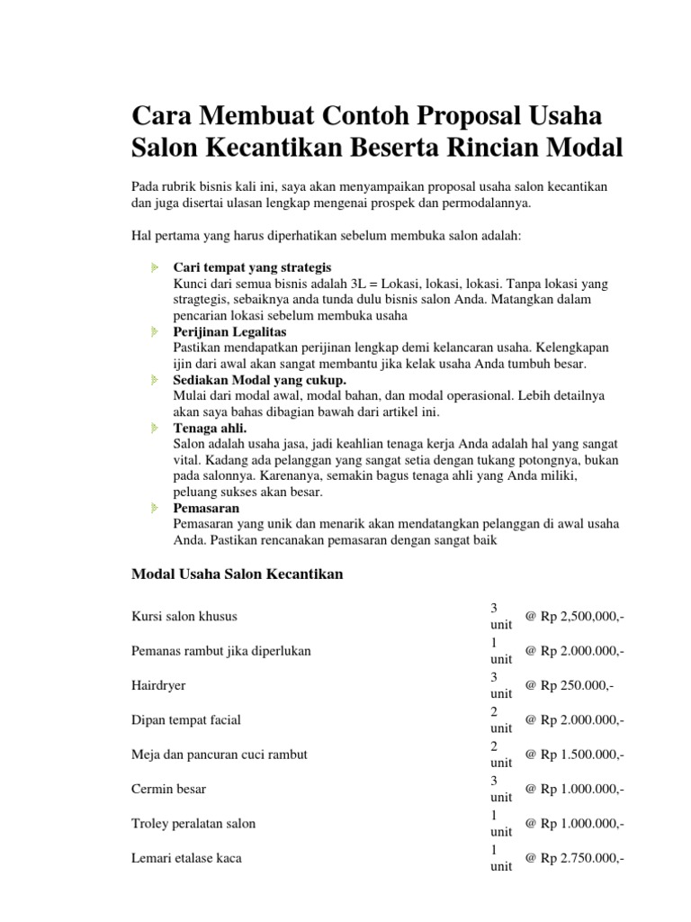 Contoh Proposal Usaha Kosmetik - Simak Gambar Berikut Contoh Proposal Usaha Kosmetik - Simak Gambar Berikut