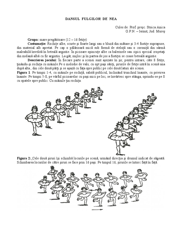 Dansuri Ritmice Pentru Grupa Pregatitoare | PDF