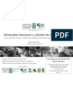 Dimensões Humanas da Gestão da Vida Silvestre - ESALQ / USP