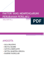 Faktor Yang Mempengaruhi Perubahan Perilaku