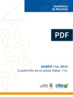 Cuadernillo de Pruebas Saber 11