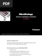 MicroStrategy Industry Solutions Retail