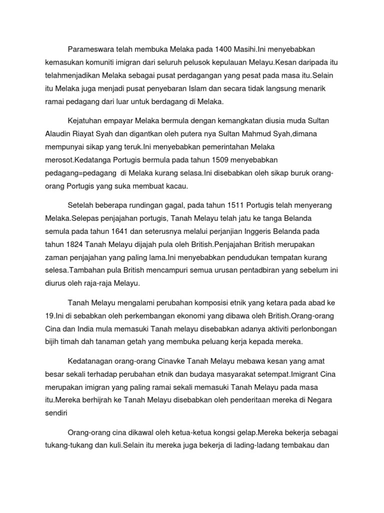 Parameswara Membuka Melaka Pdf