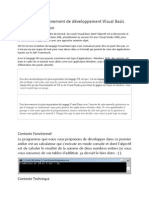 Environnement de Développement Visual Basic