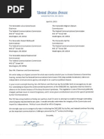 GOP Senators FCC DISCLOSE Act Letter April 2013