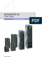 Siemens Micromaster 430 Manual 1