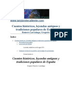 Cuentos Históricos, Leyendas Antiguas y Tradiciones Populares de España - Gregorio Romero Larrañaga