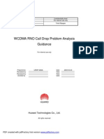 WCDMA RNO Call Drop Problem Analysis Guidance