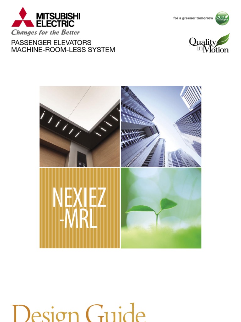 Mitsubishi Elevator Cabin Design Guide | PDF | Elevator | Door