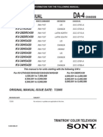 Service Manual for Sony KV30HS420 and other DA-4