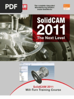 Download SolidCAM 2011 Mill Turn Training Course by Darrick Miller SN135390628 doc pdf