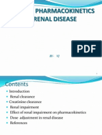 Altered Pharmaco kinetics in Renal Disease 