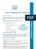 Project Budgeting and Accounting: What Is A Budget?