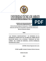 Importancia Del Aprendizaje PDF