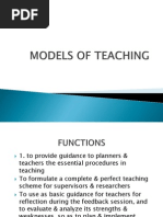 Models of Teaching