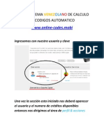 Nuevo Sistema Venezolano de Calculo de Codigos Automatico PDF