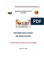 Sistema Boliviano de Innovación