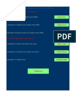 Road Alignment Calculation V 104