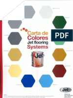 Cartilla de Colores Jet Flooring System PDF