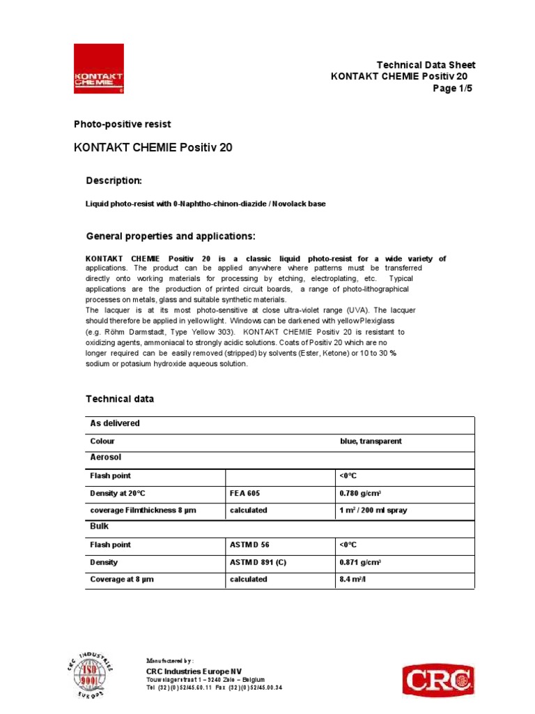 Positiv 20 PDF Etching Sodium Hydroxide