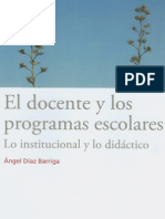 45281517 El Docente y Los Programas Escolares Lo Institucional y Lo Didactico