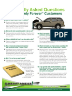 Warranty Forever FAQ