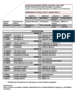 Cronograma Futsal J-T