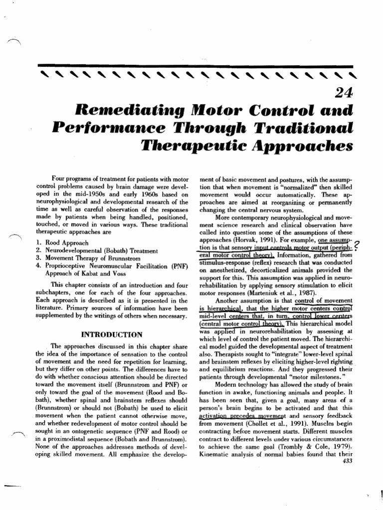 Remediating Motor Control PDF Anatomical Terms Of Motion Motor