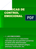 Tecnicas de Control Emocional