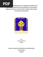 Download Pengawasan Pemerintah Pusat Terhadap Pembentukan Peraturan Daerah Tentang Penerapan Pajak Daerah Terhadap Penjualan Telur by Marcha Amalia SN135478796 doc pdf