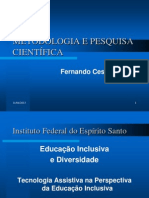 METODOLOGIA E PESQUISA CIENTÍFICA