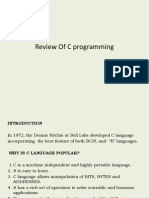 Review of C Programming