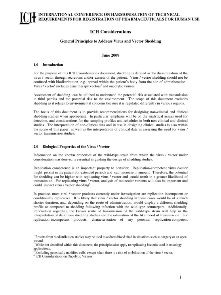 Considerations on Viral Vector Shedding | Viral Vector | Assay