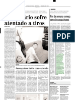 2002.04.07 - Acidente entre ônibus da Viação São Geraldo e Uno Mille - Estado de Minas