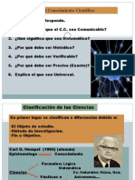 Clasificacion de Las Ciencias