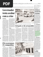 2002.05.22 - Acidentes - Vítima fatal no km 334 da BR-381 - Estado de Minas