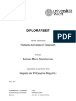 [Stockhammer 2011] Politische Korruption in Österreich