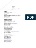 Download List of Pharma Companies by Jaya Patel SN135505965 doc pdf