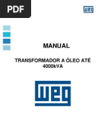 WEG Transformadores a Oleo Instalacao e Manutencao 10000892317 12.10 Manual Portugues Br