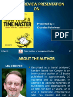 Book Review on How to Be a Time Master