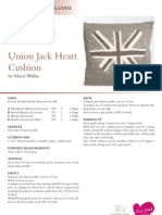 Union Jack Heart Cushion With Bs Blogo
