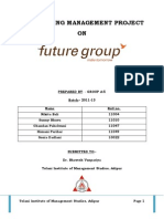 Marketing Management Report on Future Group