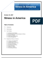 Stress in America: October 24, 2007