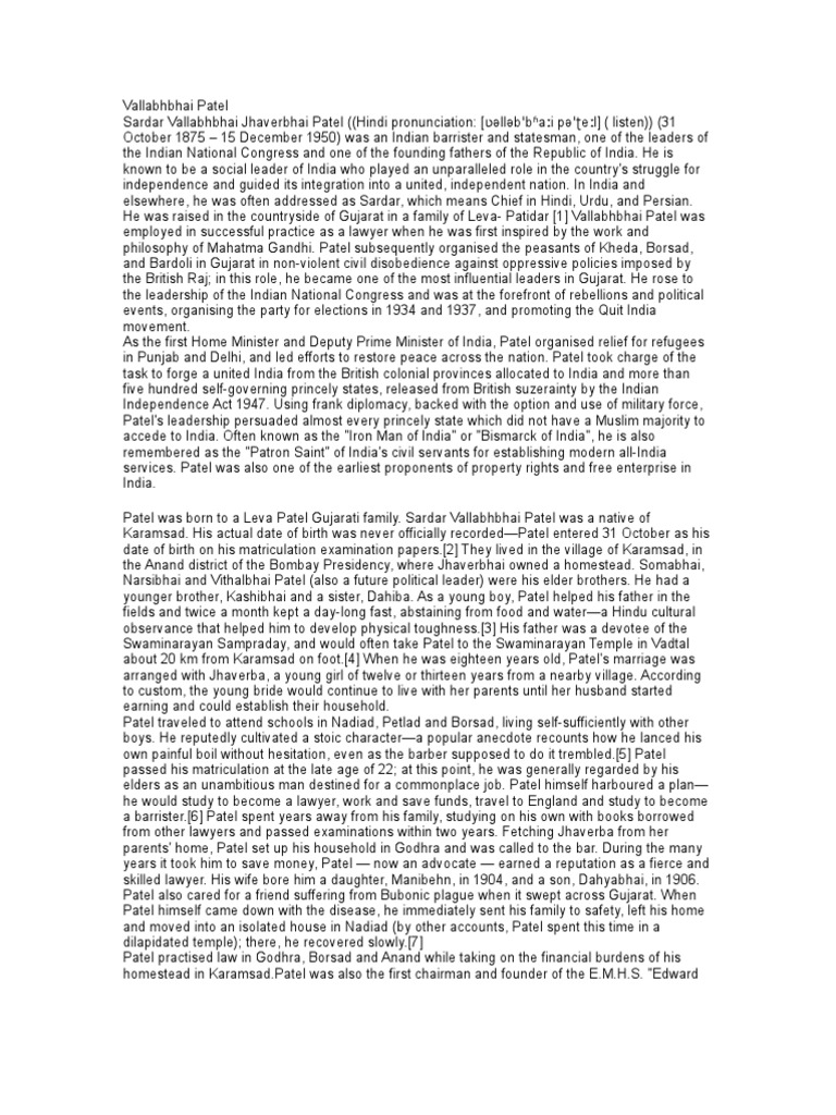 30+ The Collected Works Of Sardar Vallabhbhai Patel Pdf Background