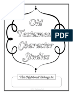 Old Testament Character Study Notebooking Pages