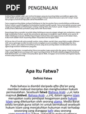 Apa Itu Fatwa Pdf